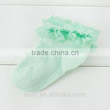 Summer Baby Girls Kids Toddler White Pink Cotton Lace Ruffle Princess Mesh Socks Children Breathable Short Ankle Sock photo-4