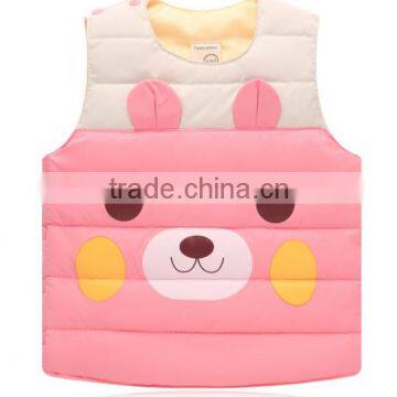 OEM Latest Fashion Lightweight Boys and Girls Winter Outer Duck Down Waistcoat photo-3