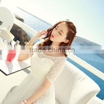 Hot sale white dress one-piece dress comfortable loose dress