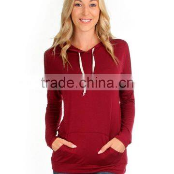 Made in China Ladies Thin/lightweight Drawstring Hoodies photo-4