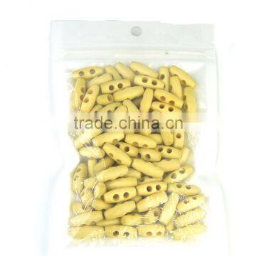 2 Holes Natural Wooden Buttons Sewing Horn Toggle Buttons For Coat Cloth Accessories photo-5