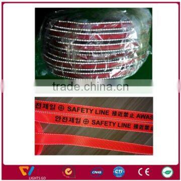 China EN20471 Reflective safety Material ribbons light reflective tape for making dog leash