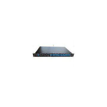 Black 80 LC ports CWDM Module Screw fixed panel for Uni - direction rings