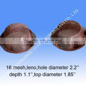 Turned-over Edge Flat Top Cap Shape Aluminum Water Filtering Mesh photo-4