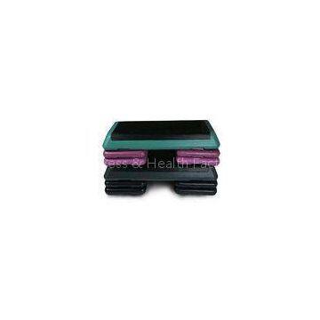 Exercise Fitness Step Aerobic Stepper 4 Risers Cardio Trainer Workout Health