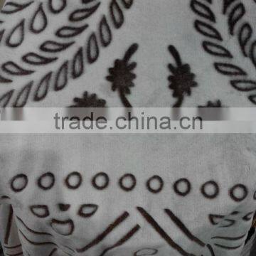 Hot sale 100% polyester printed&embossed flannel fabric,flannel blanket,flannel hometex fabric