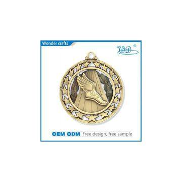 Arts and gifts gymnastics gold silver bronze running medal
