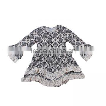 supplier kids clothing wholesale cotton lace dress frock design for baby girl