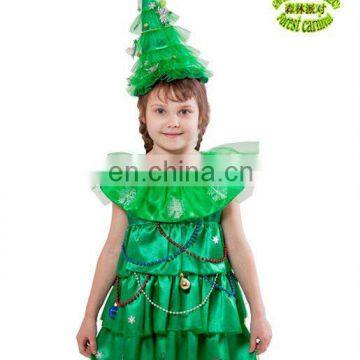 TZ-62203 Christmas Tree Costume For Children