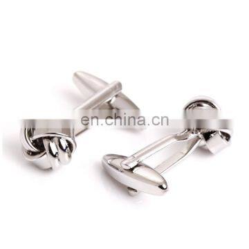 Make High End Polished Metal Knot Button Bulk Cufflinks photo-3