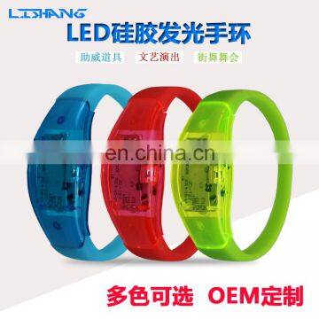 Party sound activated remote controlled led bracelet