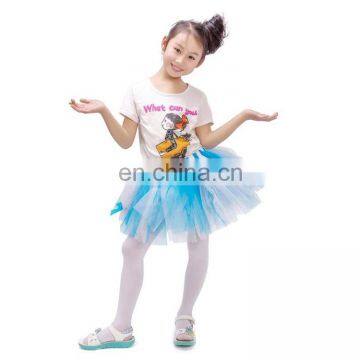 Wholesale baby girls short dresses colorful rainbow TUTU clothing dress