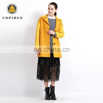 Factory Low Price Guaranteed Yellow Jackets Woman Winter Coat