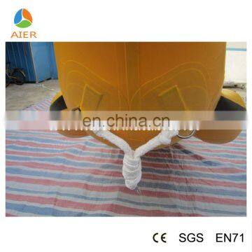 Small Yellow Inflatable Floating Banana Boat