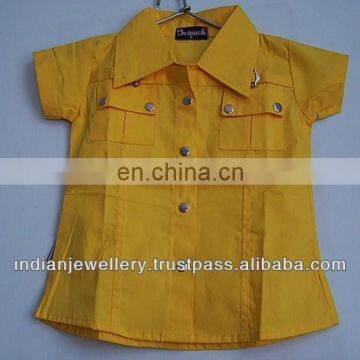 Kids tunic top exporter, children tunics tops manufacturer