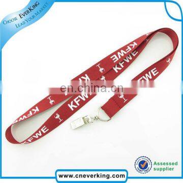 2017 Best selling custom polyester lanyard for promotion