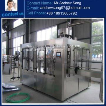 Automatic Mineral Water/Juice Bottle Washing Filling Capping Machine Zhangjiagang Price