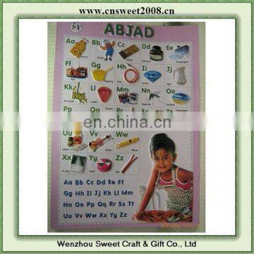 Commercial Cartoon Figure 3D Poster with Blister PVC