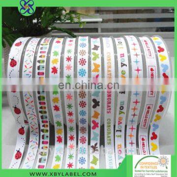 3 inch wide stretch tribal grosgrain ribbon