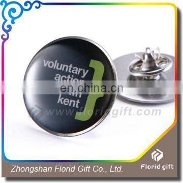 Wholesale Custom round metal Pin Badge/fashion pin badges