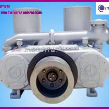 12cbm stationary type two cylinders cement silo compressor for bulk cement