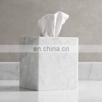 Elegant acrylic marble tissue box cover ,tissue box