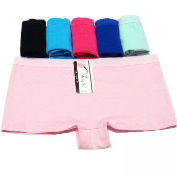 Yun Meng Ni Sexy Underwear Breathable Cotton Boyshort Plain Color Women Panties Hipsiter Lingerie