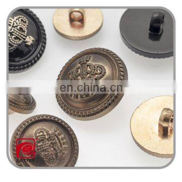 Nickle free plating golden plastic buttons