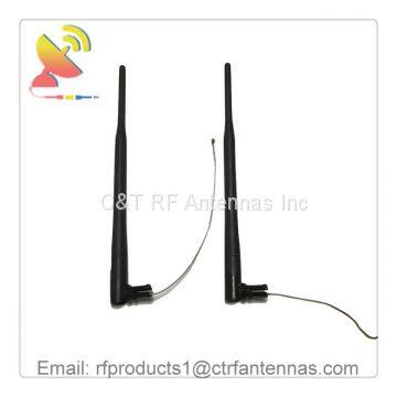 Omnidirectional antenna wifi 2.4g antenna with rg cable 1.13 u.fl/ipex connector Omni antenna best buy