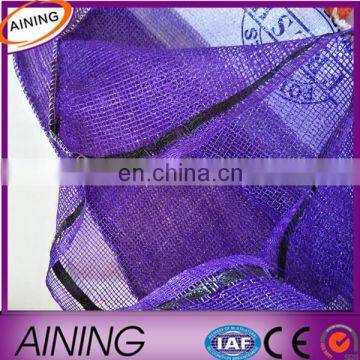 Orange Net Sacks With Drawstring Raschel Bags Mesh Vegetables photo-6