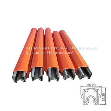 100A Galvanized Steel Insulated Conductor Bar for rail tower crane