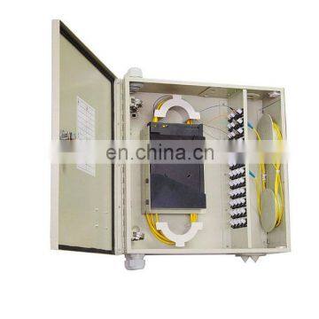 Outdoor FTTH Wall Mount Fiber Termination Box 24 Core , Optical Fiber Junction Box