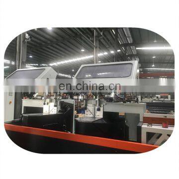 Advanced 5-axis aluminum profiles double-head sawing machine