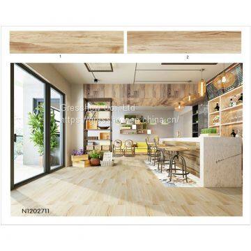 8x40in Glazed Anti Slip Wood Pattern Tile