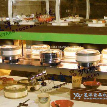 Dim Sum Conveyor Belt Buffet Equipment Customized Automatic Hot Pot Rotary