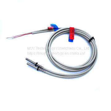 PT1000 PT100 RTD High precision Temperature Sensor Metal Thread Probe For Heat Meter