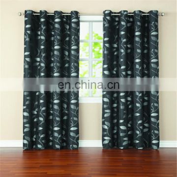 Wholesale stock ready to ship polyester indian custom 140gsm yarn dyed jacquard curtain