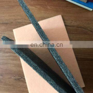 Black Recycle Soundproof Rigid Felt Board Polyester Fiber Acoustic Panel photo-6