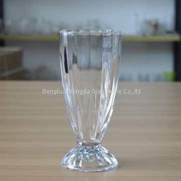 Machine pressed cheap ice cream glass cup