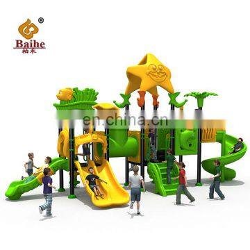 China Commercial Preschool Outdoor Equipment Kids Playground Slide, Amusement Slide