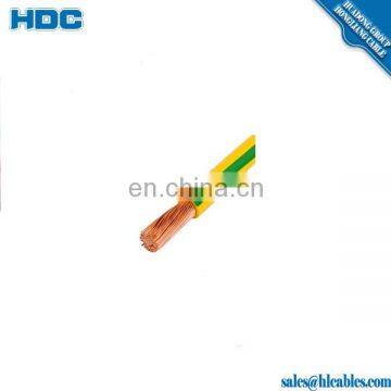Factory Best Selling Yellow Green H07V-K Cable 6mm2 PVC Insulation Flexible Conductor Without Sheath Equipment Wire photo-5