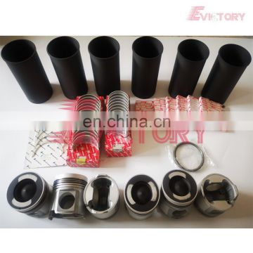 1-12111-671-0 Truck engine parts 6WA1TC 6WA1-TC 6WA1T 6WA1 piston kit with piston ring set