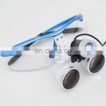 MY-M067A magnifying eye glass led dental loupes surgical  2.5X 3.5X binocular loupes medical