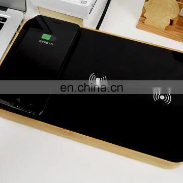 2020 wood wireless charger 4 in 1 wireless charger sale products bamboo wireless charger