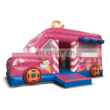 Pink Inflatable Ice Cream Bounce House Jumping Bouncer Bouncy Castle