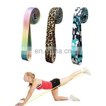 Custom Logo Fitness Exercise Tribe Lifting Fabric Pull up Resistance Bands Set for Hip Circle photo-2