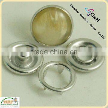 12mm bracelet horn pearl snap button
