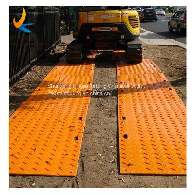 Mobile and easy installed construction worksite road mats oil industry truck mats