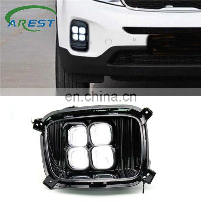 Carest 2PCS Car DRL Daytime Running Light For KIA Sorento 2013 2014 LED Daylight Waterproof 12v fog lamp car Styling lights