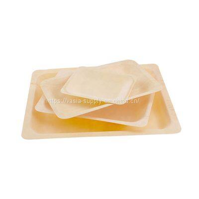 Disposable wood serving dish Big size 200mm Length  rectangle plates tray